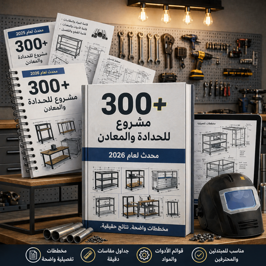 300+ مخطط احترافي لأعمال المعادن – نتائج دقيقة بدون أخطاء